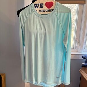 Baleaf Light Aqua Long Sleeve Performance Tee